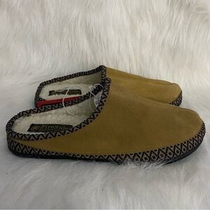 Fireside Shoes Slippers Size 10 Mens Slip‎ On Leather New With Tags